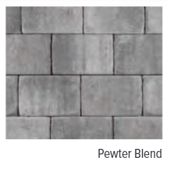 BULLNOSE PEWTER BLEND 6" W X 2-3/8" H X 12" L