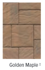 BRISTOL STONE 2 TEXTURED TOP GOLDEN MAPLE 12"X16", 16"X16", 16"X20"