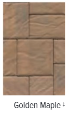BRISTOL STONE 3 TEXTURED TOP GOLDEN MAPLE 16"X24" WITH COLOR TECH
