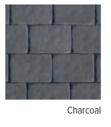 BULLNOSE CHARCOAL 6" W X 2-3/8" H X 12" L