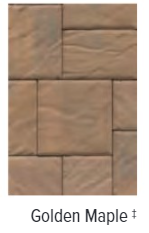 BRISTOL STONE 2 TEXTURED TOP GOLDEN MAPLE 12"X16", 16"X16", 16"X20"