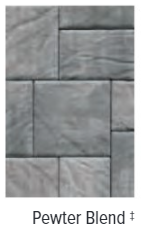 BRISTOL STONE 2 TEXTURED TOP PEWTER BLEND 12"X16", 16"X16", 16"X20"