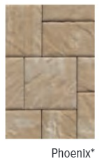 BRISTOL STONE 2 TEXTURED TOP PHEONIX 12"X16", 16"X16", 16"X20"