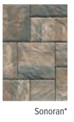 BRISTOL STONE 3 SMOOTH TOP SONORAN 16"X24" WITH COLOR TECH