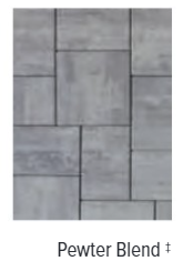 BRISTOL STONE SMOOTH TOP 6"X9" PEWTER BLEND