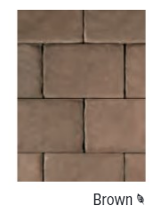 BRICKSTONE BROWN 4" X 8" WITH SOLIDIA