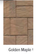 BRISTOL STONE 1 TEXTURED TOP GOLDEN MAPLE 8"X8", 8"X12", 12"X12"