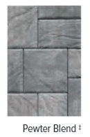 BRISTOL STONE 1 SMOOTH TOP PEWTER BLEND 8"X8", 8"X12", 12"X12"