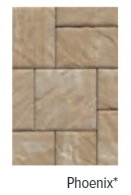 BRISTOL STONE 1 SMOOTH TOP PHEONIX 8"X8", 8"X12", 12"X12"