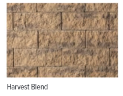 TUDOR WALL 3" SINGLE SIDED HARVEST BLEND - 5 MIXED SIZES