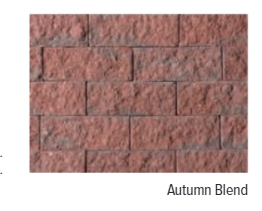 TERRACE WALL 6" AUTUMN BLEND