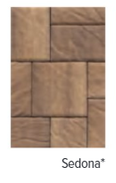 BRISTOL STONE 1 SMOOTH TOP SEDONA 8"X8", 8"X12", 12"X12"