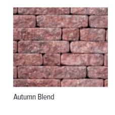 COVENTRY EDGESTONE AUTUMN BLEND 2-12" X 6" X 8" - NONTUMBLED ONLY