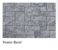 COVENTRY 3 WALL 3" PEWTER BLEND MIXED SIZES