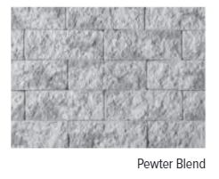 DIAMOND PRO WALL 8" H X 18" W PEWTER BLEND