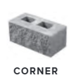 MESA BLOCK CORNER PEWTER