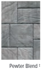 BRISTOL STONE 1 TEXTURED TOP PEWTER BLEND 8"X8", 8"X12", 12"X12"