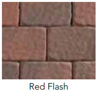 ROMAN COBBLE 6X3 RED FLASH TUMBLED