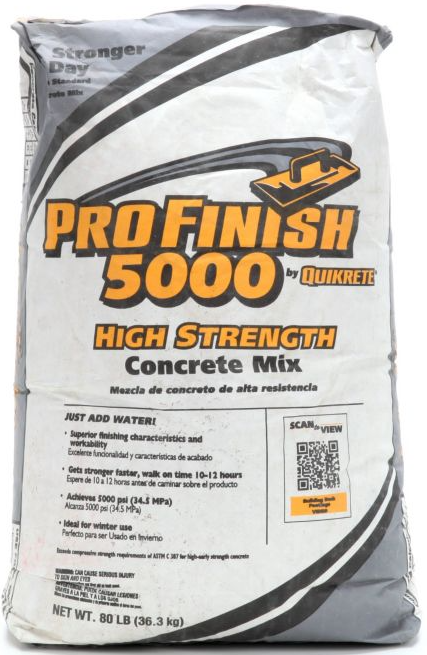 CONCRETE MIX 80# 5000 42 PER PAL