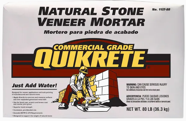 QUIKRETE VENEER MORTAR 80#