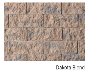 TERRACE WALL 6" CORNER DAKOTA BLEND