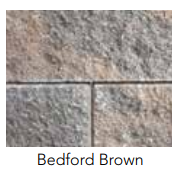 VERSALOK SQUARE FOOT CORNER BEDFORD BROWN TUMBLED