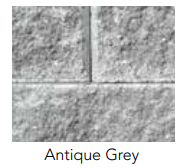 VERANDA 6" WALL COMBO ANTIQUE GREY TUMBLED FINISHED