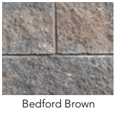 VERANDA 6" WALL COMBO BEDFORD BROWN TUMBLED FINISH