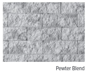 TERRACE WALL 6" CORNER PEWTER BLEND