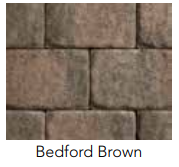 ROMAN COBBLE 6X6 BEDFORD BROWN TUMBLED