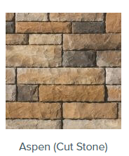 CAST VENEER STONE CAST STONE WALL CUT STONE RANDOM FACE FLAT SHELL ASPEN